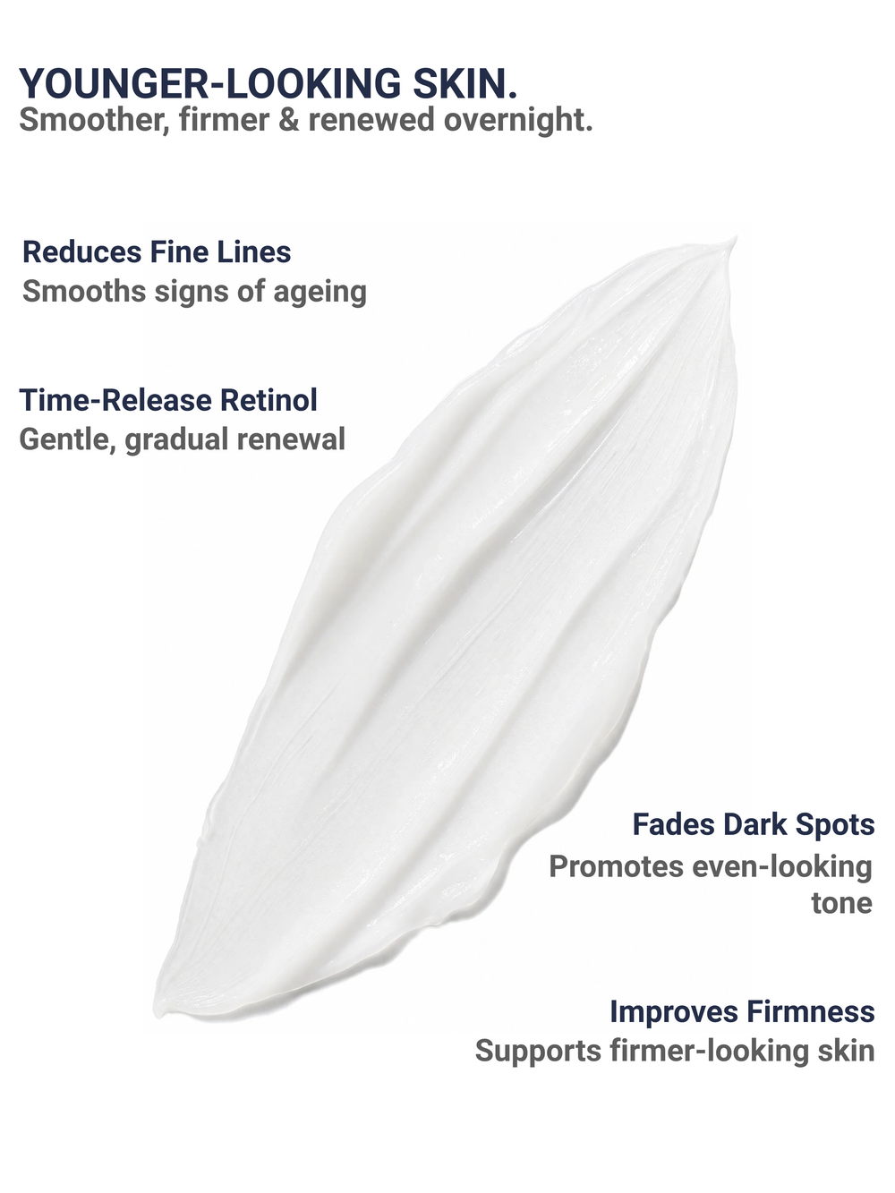 Immaculate Encapsulated 0.3% Retinol Night Cream 30ml pump bottle for fine lines, wrinkles and skin texture renewal