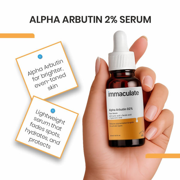 Alpha Arbutin 2% Face Serum - Immaculate