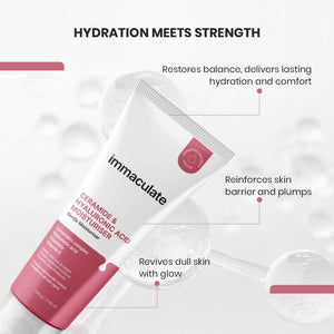 Ceramide & Hyaluronic Acid Face Moisturiser - Immaculate