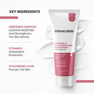 Ceramide & Hyaluronic Acid Face Moisturiser - Immaculate