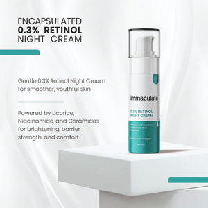 Encapsulated 0.3% Retinol Night Cream - Immaculate