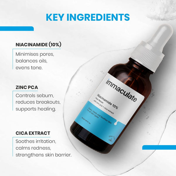 Niacinamide 10% + Zinc Face Serum - Immaculate