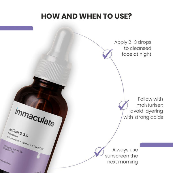 Retinol 0.3% Face Serum - Immaculate