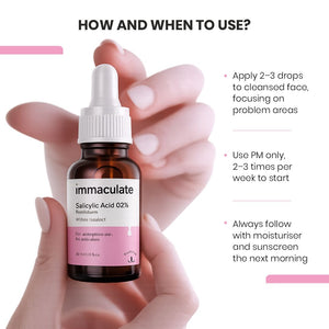 Salicylic Acid 2% Face Serum - Immaculate