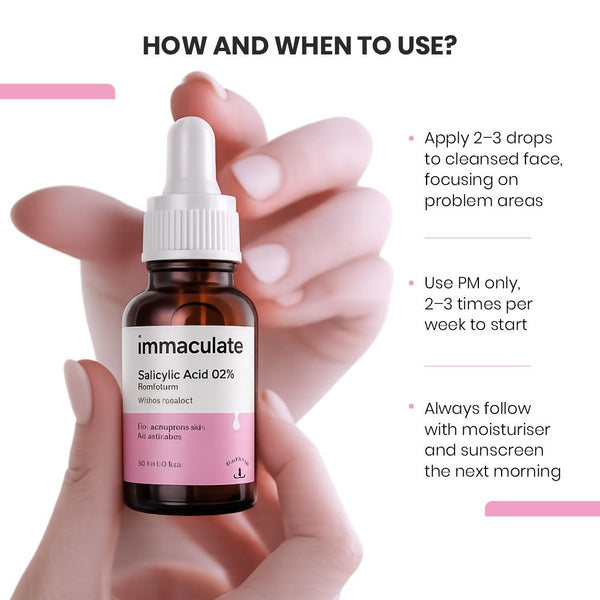 Salicylic Acid 2% Face Serum - Immaculate