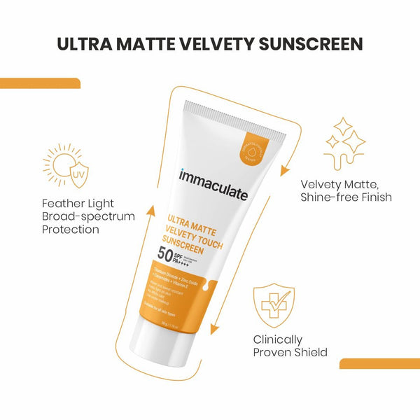 Ultra Matte Velvety Touch Sunscreen - Immaculate