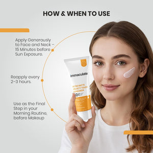 Ultra Matte Velvety Touch Sunscreen - Immaculate